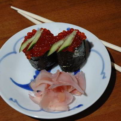 Суши-лодочки с икрой