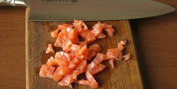 суши мини-торт с крабовыми палочками