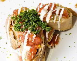 Суши по-мексикански с сальсой