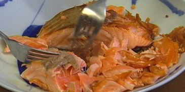 суши-ролл с семгой