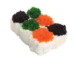 Суши с икрой летучей рыбы