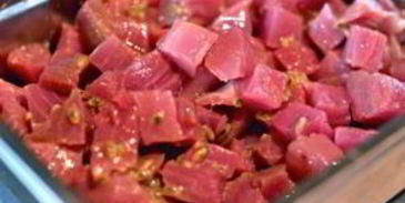 суши с икрой летучей рыбы