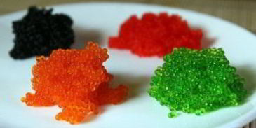 суши с икрой летучей рыбы