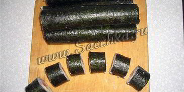 суши с крабовыми палочками