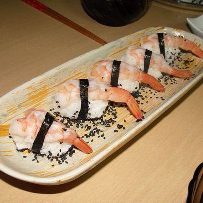 Суши с креветками