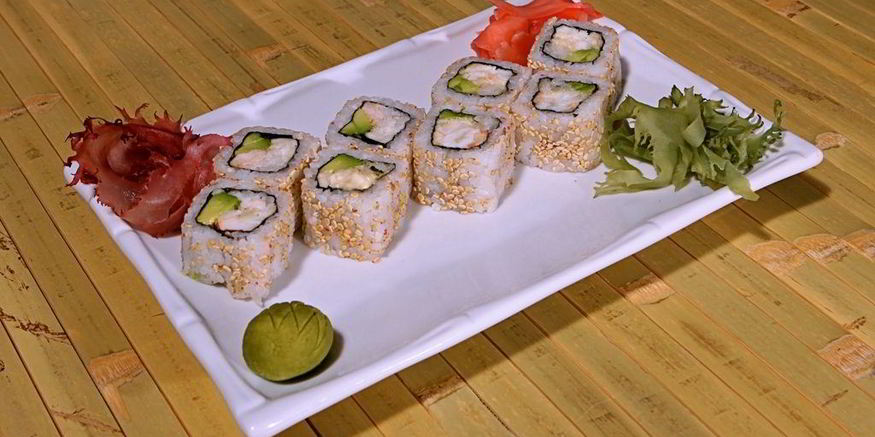 Рецепт суш с кунжутом