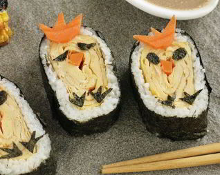 Суши с омлетом Цыплята