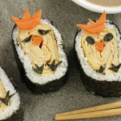 Суши с омлетом Цыплята