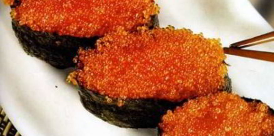 Рецепт суш тобико