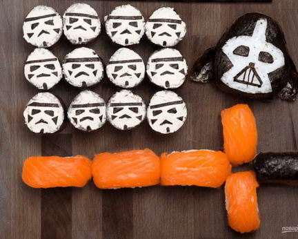 Суши в стиле Звездных войн