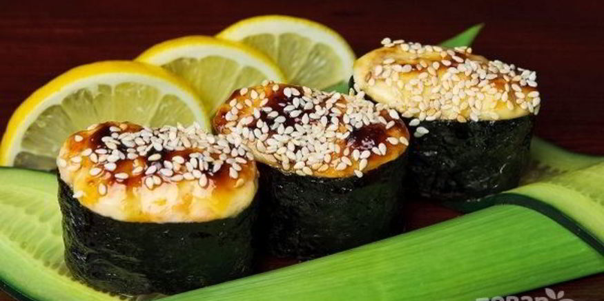 Рецепт суш запеченных