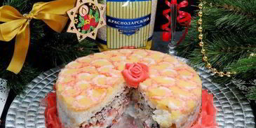 закусочный суши-торт