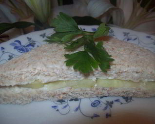 Английские сэндвичи с огурцом