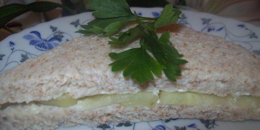 Рецепт английских сэндвичей с огурцом