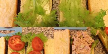 классический сэндвич с тунцом