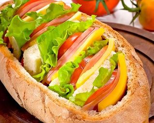 Ладья с сэндвичами