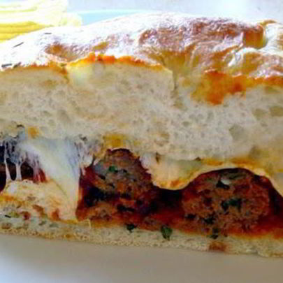 Сэндвич с фрикадельками