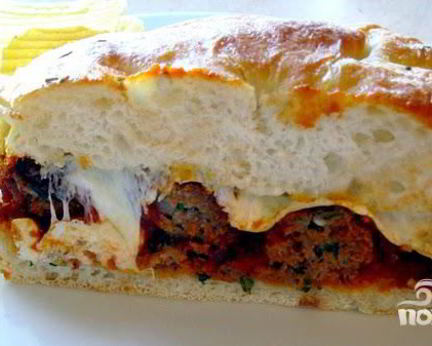 Сэндвич с фрикадельками