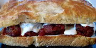 сэндвич с фрикадельками