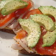 Рецепт Сэндвича с индейкой и авокадо