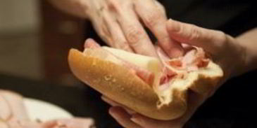 сэндвич с ветчиной и сыром