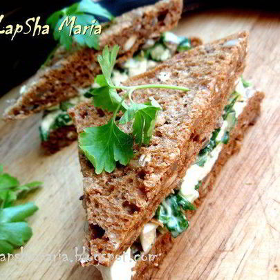 Сэндвич с яичным салатом