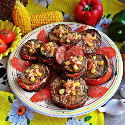 Сэндвичи из баклажанов