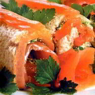 Рецепт Сэндвичей-рулетиков с семгой