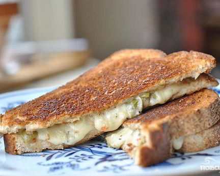 Сэндвичи с оливками и сыром