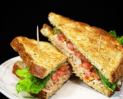 Сэндвичи с салатом из тунца