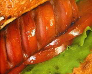 Сэндвичи с жареными сосисками