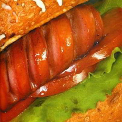 Сэндвичи с жареными сосисками