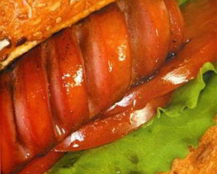 Сэндвичи с жареными сосисками