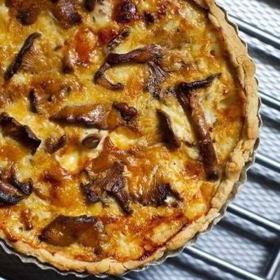 Картофельные тарталетки с лисичками