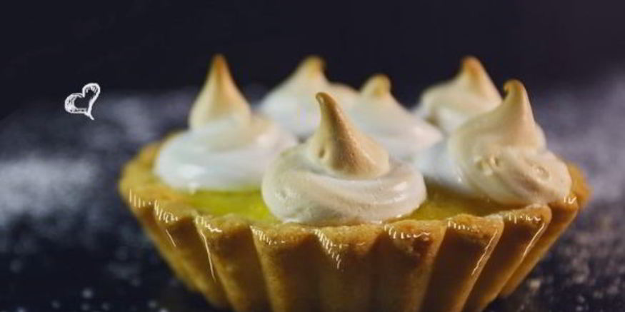 Рецепт лимонной тарталетки с меренгой