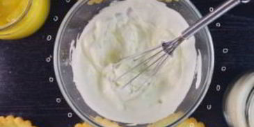 лимонная тарталетка с меренгой