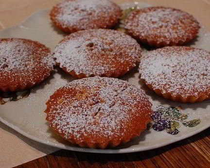 Лимонные тарталетки с кедровыми орешками