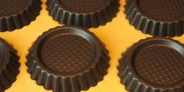 миндальные тарталетки с кремом из авокадо