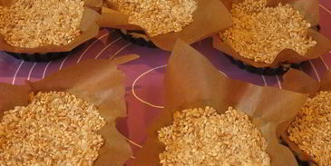 миндальные тарталетки с кремом из авокадо