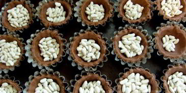 шоколадные тарталетки с кофейно-шоколадным кремом