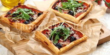 тарталетки из слоеного теста