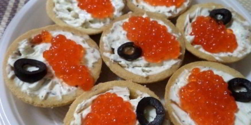 Рецепт тарталеток на праздничный стол