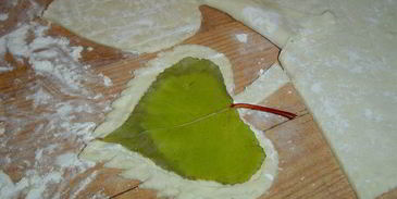 тарталетки осенние листья