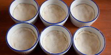 тарталетки-перевертыши с шампиньонами