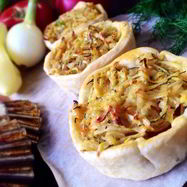 Рецепт Тарталеток Пикничок с курицей и овощами