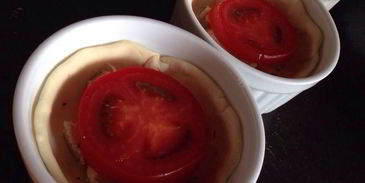 тарталетки пикничок с курицей и овощами