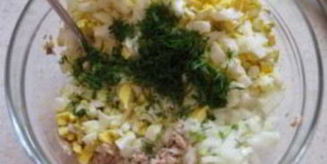 тарталетки с горбушей консервированной