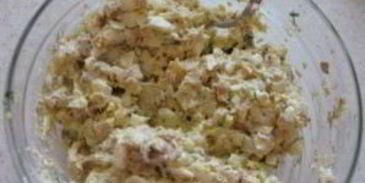 тарталетки с горбушей консервированной