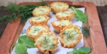 тарталетки с горбушей