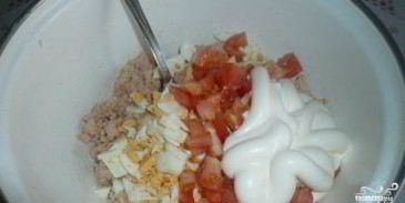 тарталетки с икрой трески